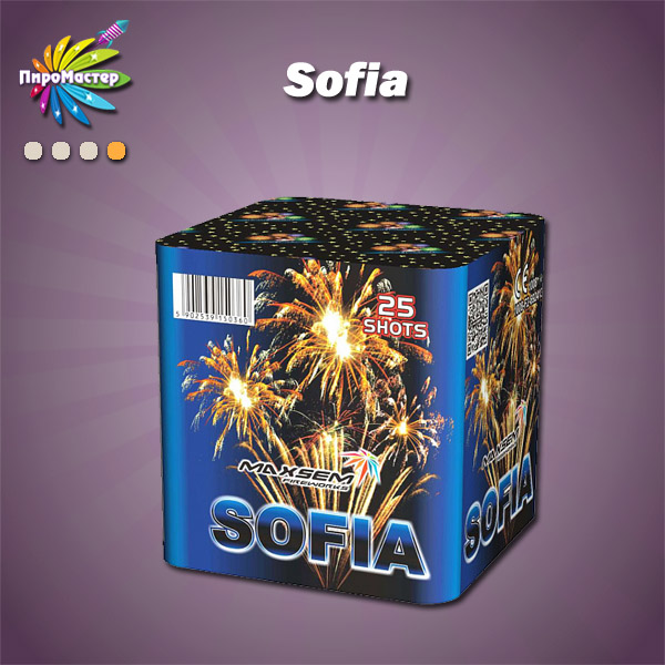 SOFIA / СОФИЯ батарея салютов 0,8"x25 залпов